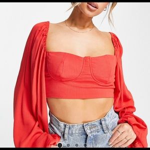 Trendyol Red Top